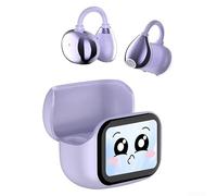 Écouteurs de traduction de langue AI, écouteurs Bluetooth 6.0, écran tactile LCD, traducteurs de traduction en temps réel pour 144 langues (traduction violet)