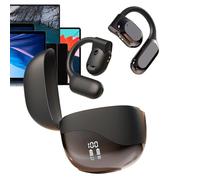 Écouteurs de traduction de langue - Matériau en silicone sans fil, conversion instantanée de la parole, interprétation de la langue en temps réel, dispositif de communication intelligent par