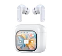 Écouteurs de traduction IA - 140 langues - Sans fil - Réduction du bruit - Affichage LED intelligent - Pour étude, travail, téléphone, ordinateur portable
