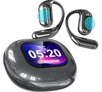 Écouteurs de traduction linguistique en temps réel, écouteurs sans fil avec traducteur AI avec 144 langues et accents, sans frais d'abonnement, écouteurs Bluetooth OWS longue durée de vie pour