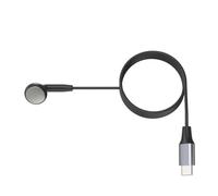 Écouteurs de type C à puce numérique simple face sans microphone Plug and Play pour diverses utilisations - Large compatibilité - Écouteurs de type C à un seul côté