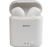 Denver TWE-46WHITE écouteur/casque Sans fil Ecouteurs Musique Bluetooth Blanc