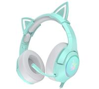 Écouteurs d'oreille de chat Casque avec micro pour Xbox one / PS4 / PC / Nintendo Switch- ONIKUMA K9 Vert