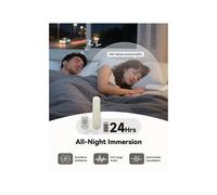 Écouteurs D'Oreiller à Conduction Osseuse pour le Sommeil, 5.4, Livres Audio, 36 Sons pour Dormir, Machine à Bruit Blanc, Bleu
