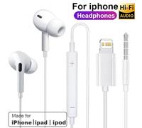 Écouteurs d'origine pour Apple iPhone 14 Pro Max casque Lightning 13 12 11 Mini X XS XR SE 6 7 8 Plus écouteurs intra-auriculaires filaires 3.5mm
