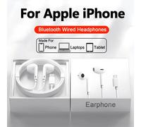 Écouteurs d'origine pour Apple iPhone 16 15 14 11 12 13 Pro Max écouteurs XR X XS 7 8 Plus écouteurs filaires ordinateurs portables tablette casque 3.5mm Jack