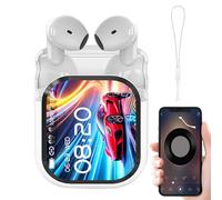 Écouteurs du traducteur - Écouteurs de traduction sans fil | Noise - Écuteurs Suppress | Casque de traducteur de langue réel pour école de commerce de voyage Apprenez l'écran tactile sans f