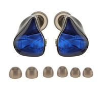 Écouteurs dynamiques 6 mm HiFi à basses profondes, écouteur dynamique détachable à 2 broches de 0,78 mm avec boîtier en résine, compatible avec les modèles 1964, UE3X, UE18, (Tête de casque couleur
