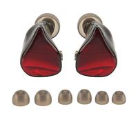 Écouteurs dynamiques 6 mm HiFi à basses profondes, écouteur dynamique détachable à 2 broches de 0,78 mm avec boîtier en résine, compatible avec les modèles 1964, UE3X, UE18, (Tête de casque couleur