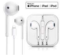 Écouteurs EarPods avec connecteur Lightning, design intra-auriculaire confortable, son haute qualité pour iPhone Xs/XR/XS Max/iPhone 7/7 Plus et
