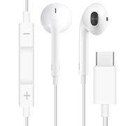 Écouteurs EarPods USB C Kit Mains Libres Câble Anti-sueur Apple Blanc