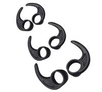 Écouteurs en silicone, crochets d'oreille, embouts d'ailes, 3 tailles, 3 paires Le noir