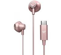 Écouteurs Energy Sistem - Son HD - Connexion Type C - Microphone intégré - Contrôle de lecture - Câble 120 cm - Emballage recyclé - Couleur rose G