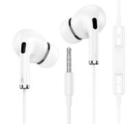 Écouteurs Filaire, Ecouteurs Filaire Jack 3,5mm Ecouteur Prise Jack Casque Audio, Intra Écouteur avec Fil pour Samsung Galaxy A15 5G A14 A13 A25 A24 A34 A52 A07 A06 A05 S10 S9, iPhone 6 5, MP3, MP4