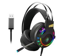 Écouteurs Filaire Hifi K3, Casque D'Écoute De Jeu Avec Éclairage Rvb, Usb 3.5, 7.1mm, Avec Micro, Pour Ordinateur Et Pc