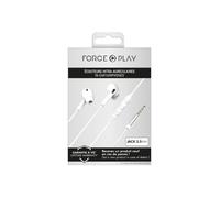 BIG BEN FPYKPBOUTONJACKW casque Avec fil Ecouteurs Musique Blanc