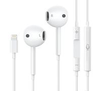 Ecouteurs filaire pour iPhone 14/14 PRO/14 PRO MAX/14 PLUS/13/12/11/SE/XR/X/8/7 - écouteurs intra-auriculaires avec Microphone et Contrôle du Volume Phonillico®