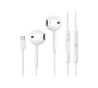 Ecouteurs filaire pour iPhone 16/16 PLUS/16 PRO/16 PRO MAX/16e/15/15 PLUS/15 PRO/15 PRO MAX - écouteurs intra-auriculaires avec Microphone et Contrôle du Volume Phonillico®