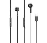 Ecouteurs filaire semi-intra avec boitier de contrôle, USB-C, 1,2m, noir