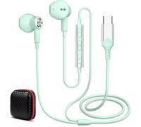 Ecouteurs Filaire Type-C Pour Xiaomi Redmi Note 15 Pro+ 17 Pro Max, Vert