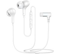 Ecouteurs Filaire USB C pour Google Pixel 10 Pro Fold 9a 8 9 7, Écouteurs Intra-auriculaire USB C Filaire avec Microphone Casque Audio Type C pour iphone 16e air 15 Magic8 Pro 400 Lite 5G X9d, Blanc