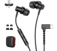 Ecouteurs Filaire USB C pour Google Pixel 11 10 Pro Fold 10a 9aTablet Noirs