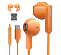 Ecouteurs Filaire USB C pour Samsung S26 S25 Ultra iPhone 16 17 18 Pro Max Écouteurs Filaire USBC HiFi Écouteur avec Micro Ecouteur USB C pour Samsung Galaxy S25 S24 FE A56 A57 A17 A16 S24 iPad 11 A16