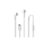 Ecouteurs Filaires 3.5mm avec Micro et Contrôle du Volume 1.2m Blanc