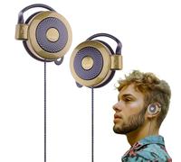 Écouteurs Filaires À Clip - Écouteurs Stéréo 1,2 M Sur L'oreille Pour Téléphone | Compatible Avec MP4 Et La Plupart Des Téléphones Mobiles Pour La Course À Pied, La Randonnée, L'exercice Et La Vie Quo