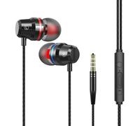 Écouteurs filaires avec basses lourdes, 3.5mm, prise casque de jeu, musique, caisson de basses, prise ronde, suppression du bruit, pour la maison