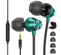 Écouteurs filaires avec microphone et prise jack 3,5 mm pour iPhone, iPad, iPod, ordinateur, casque filaire antibruit avec télécommande pour ordinateurs portables, PC, MP3/4, commutateur, la plupart