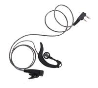 écouteurs filaires avec prise de Type K, 2 broches, 1m, avec micro PTT, pour talkie-walkie KENWOOD