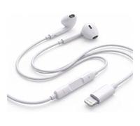 Ecouteurs Filaires Avizar Lightning pour iPhone XR avec Micro intégré Blanc Blanc