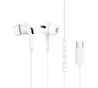 Ecouteurs filaires Baseus Encok CZ18 Blanc Lune