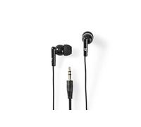 Ecouteurs Filaires Câble Rond de 1,2 m Intra-Auriculaires Noir