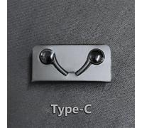 Écouteurs Filaires de Type C d'Origine,Oreillettes de 3.5mm,Accessoires pour Samsung Galaxy S23 S21 S22 Ultra Plus A54 A34 A53 A53 - Type TypeC-Black