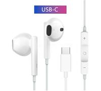 Écouteurs filaires d'origine pour Apple iPhone 17 16 15 14 13 12 Pro Max casque pour Samsung pour Lightning USB C 3.5mm WHITE