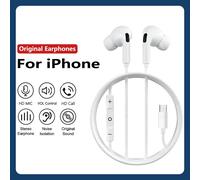 Écouteurs filaires d'origine pour Apple iPhone 17 16 15 Pro Max 14 13 12 11 X XS XR Type C Lightning Casque 3.5mm Intra-auriculaires 3.5MM