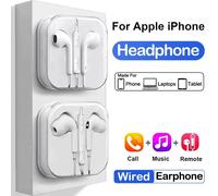 Écouteurs filaires d'origine pour Apple Lightning iPhone 15 16 14 13 12 11 Pro Max Mini X XS XR X 7 8 6 Plus SE Accessoires pour écouteurs 3.5mm