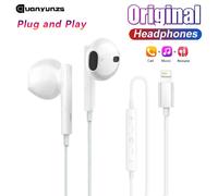 Écouteurs filaires d'origine pour Apple Lightning iPhone 15 16 14 13 12 11 Pro Max Mini X XS XR X 7 8 6 Plus SE, accessoire pour écouteurs for iphone15-16