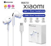 Écouteurs filaires d'origine Type C pour Xiaomi Mi 14 13 12 Pro Ultra Lite 3.5MM écouteur Redmi Poco Huawei Samsung écouteurs casque type c3 headset