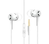 Écouteurs filaires - Écouteurs filaires de 3,5 mm avec microphone et réduction du bruit, isolation sonore, écouteurs intra-auriculaires pour voyage, avion, studio, enregistrement, entraînement, école