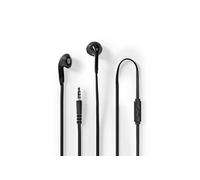 Écouteurs Filaires | Nedis | HPWD2021BK |Noir Noir G