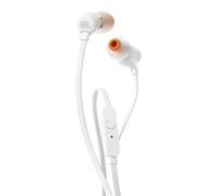 JBL Audio – Écouteurs intra-auriculaires filaires Tune 160 – Son Pure Bass – Blanc