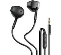 Écouteurs Filaires Jack 3,5 mm avec Bouton Commande Intégré Inkax Noir