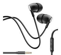 Écouteurs Filaires Jack 3,5 mm avec Microphone Intégré Inkax Noir Noir G