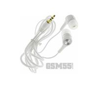 Ecouteurs Filaires Jack 3.5 mm Intra-auriculaires Son de Qualité Blanc