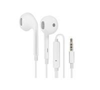 Ecouteurs Filaires Jack 3.5mm Télécommande Microphone MH135 Blanc