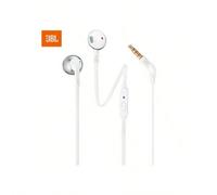 Écouteurs filaires JBL T205 avec interface 3,5 mm pour le jeu sur PC et les appels sur téléphone portable, écouteurs intra-auriculaires stéréo UnicoloreABS