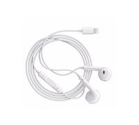 Ecouteurs Filaires Lightning avec Micro Télécommande Blanc compatible iPhone SE 2020